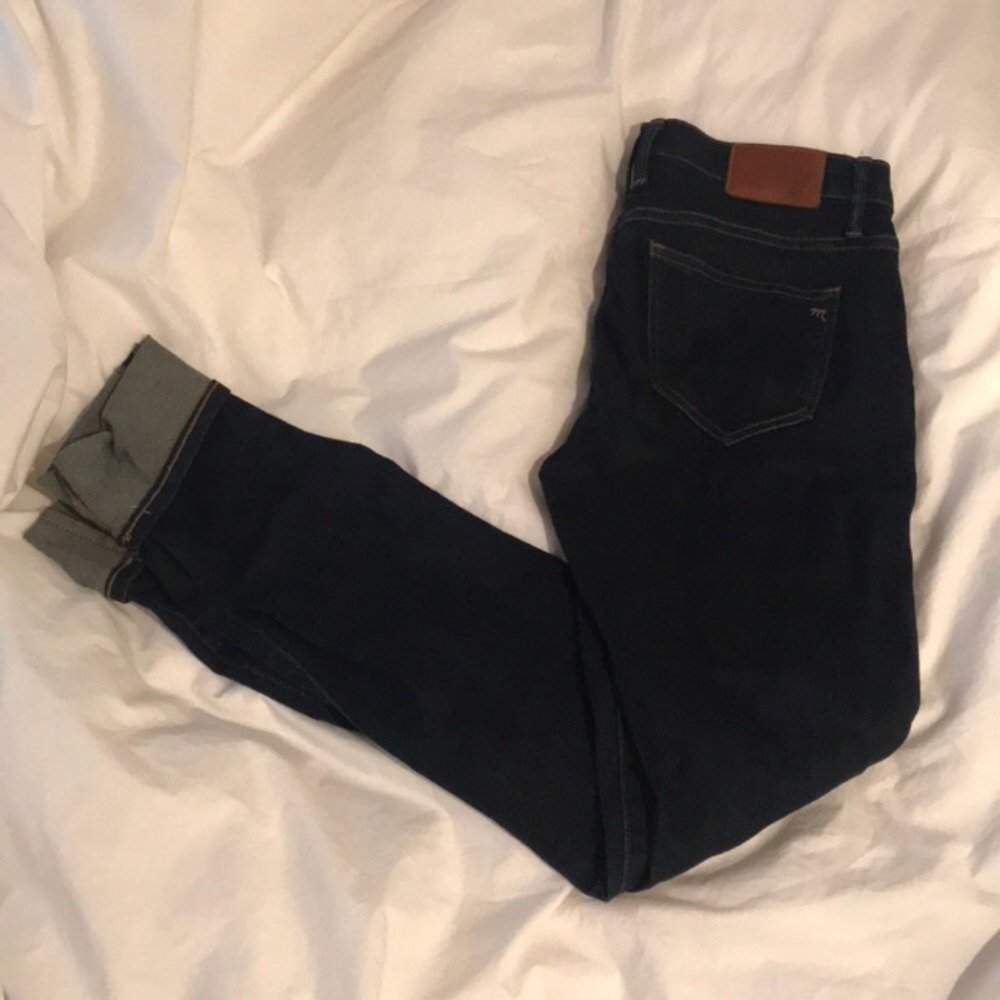 Madewell dark jeans 27x32